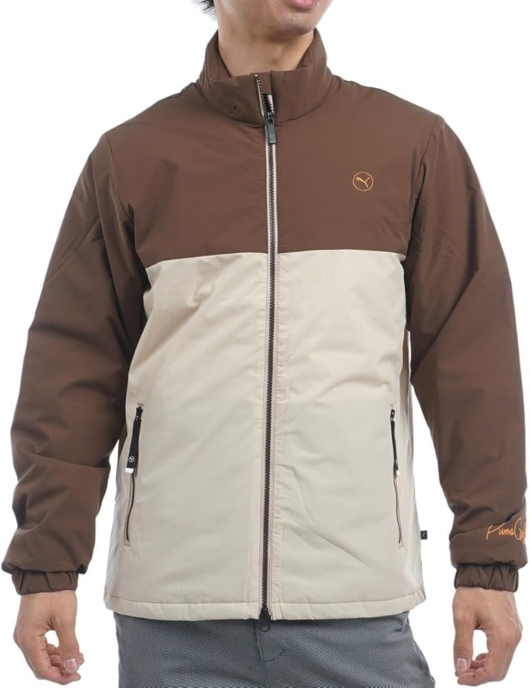 Amazon | [プーマ] アウター ゴルフ ストレッチ中綿カラーブロックFZ