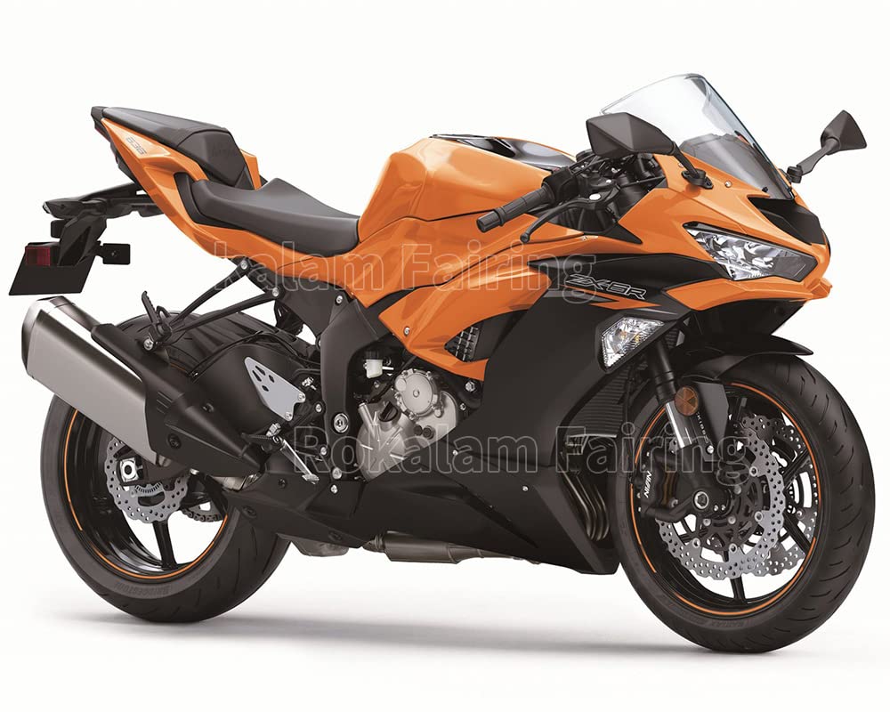 Amazon | ZX-6R用 2019 2020 2021 2022 ZX6R 636 ZX636 20 21 オレンジ