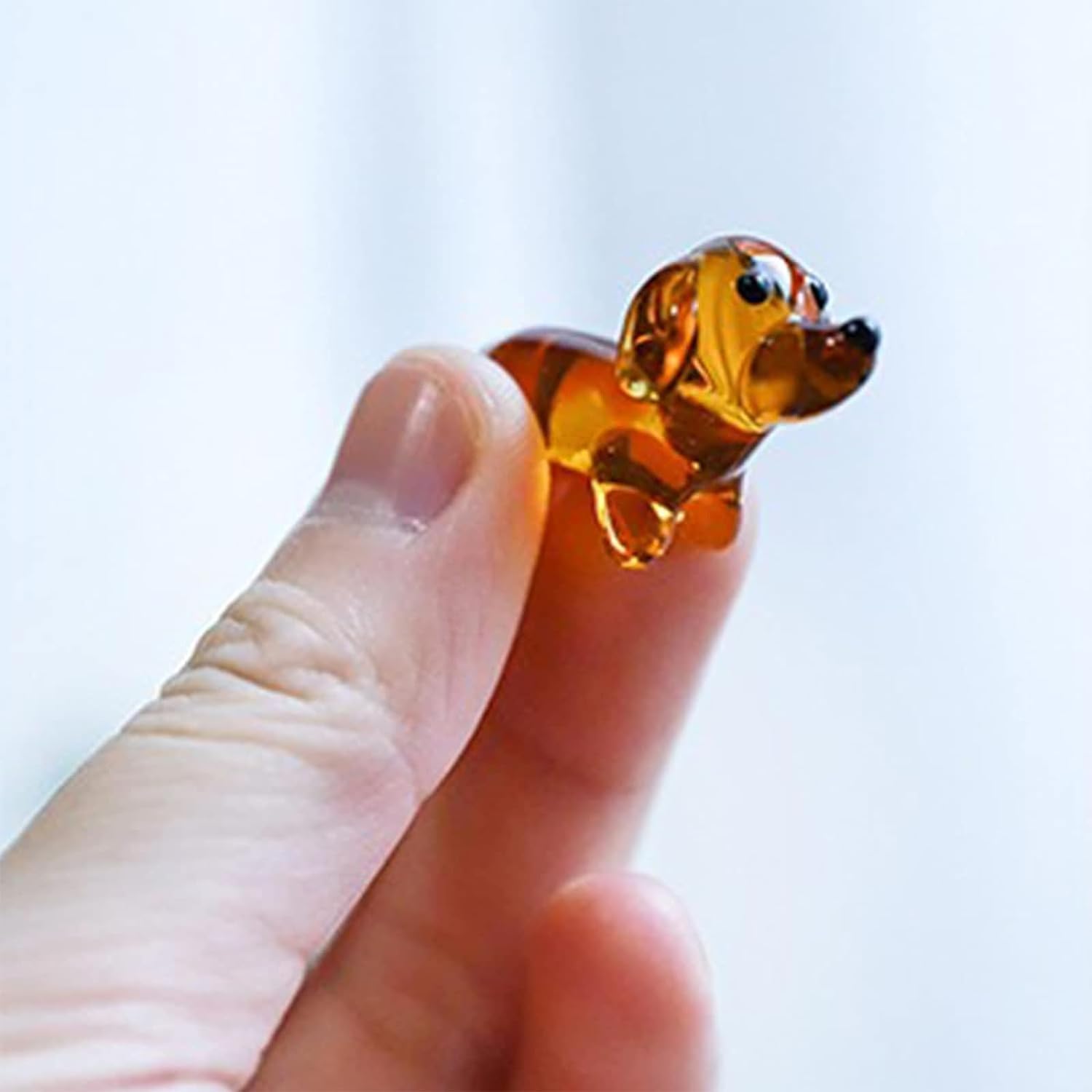 Amazon.co.jp: 1.6インチ 小さな手吹きガラスアート クリスタル