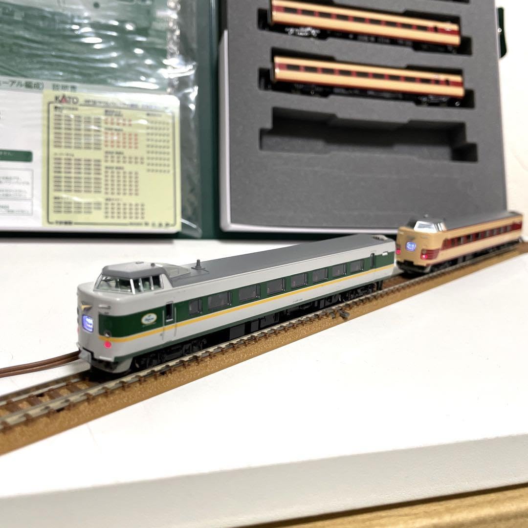 ジャンク】KATO 381系リバイバル緑やくも風 4両セット ジャンク】KATO