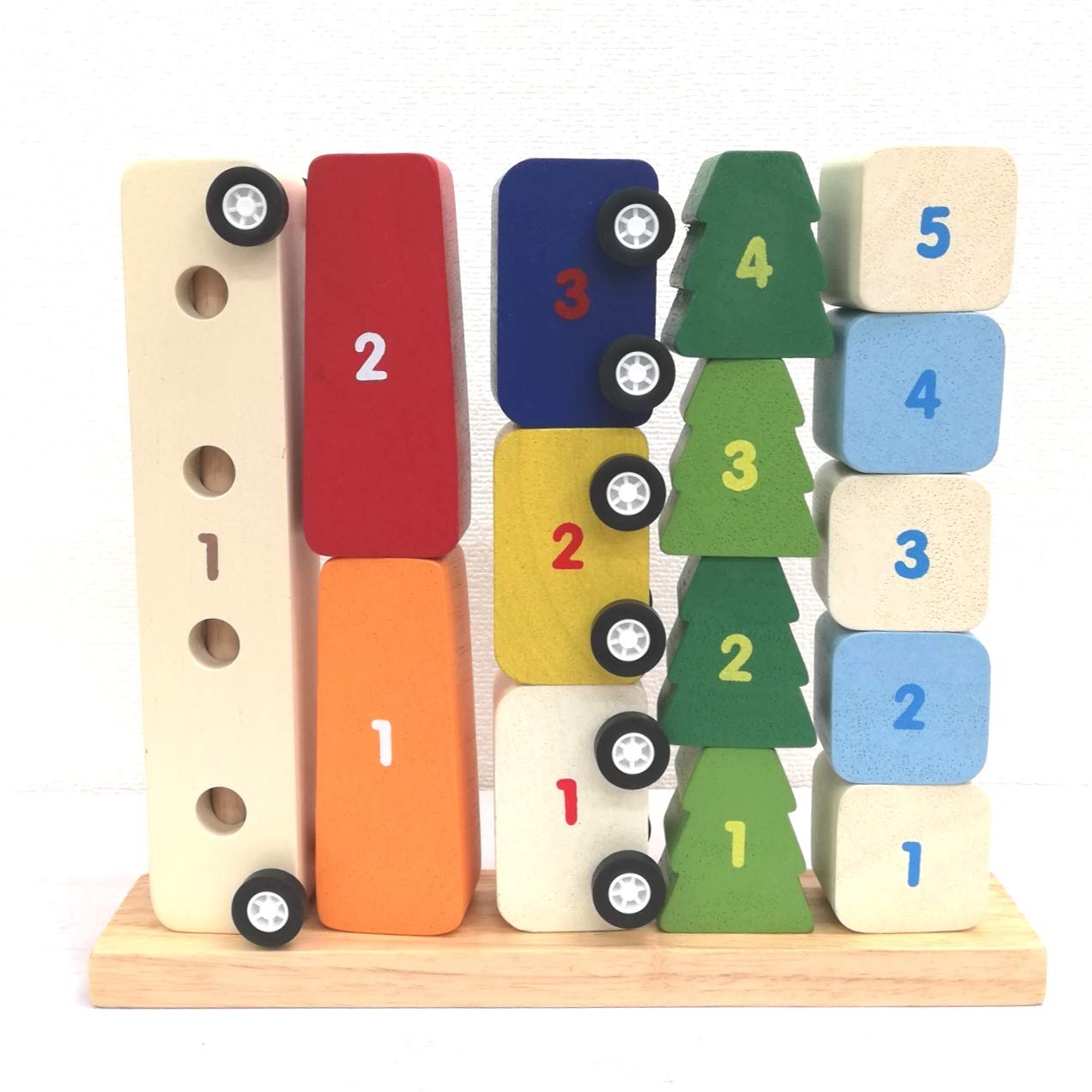 Amazon.co.jp: Wooden Sorting and Counting Educational Toys IM