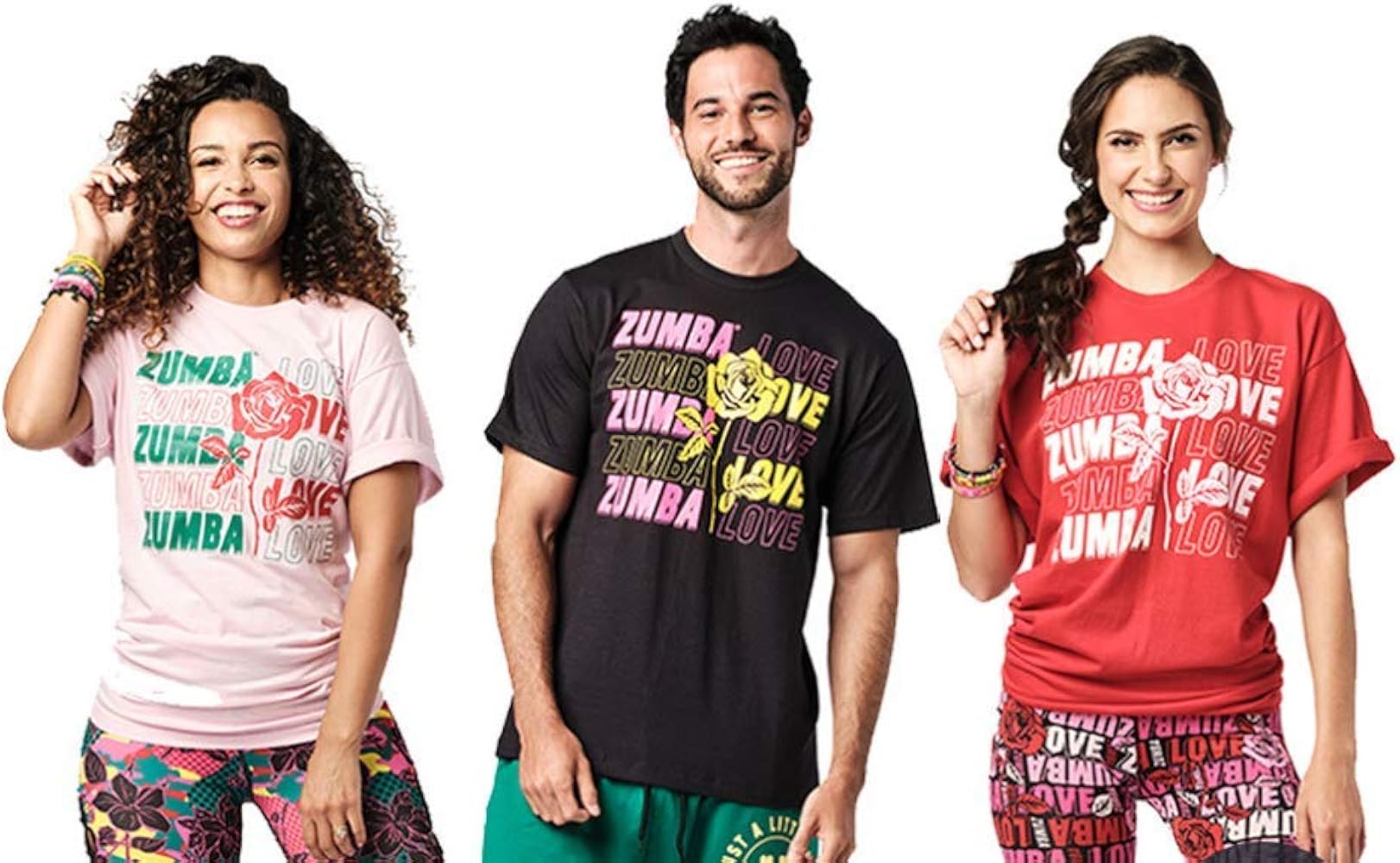 Amazon.co.jp: Zumba (ズンバ) Spread Zumba Love Tee T-Shirt Free