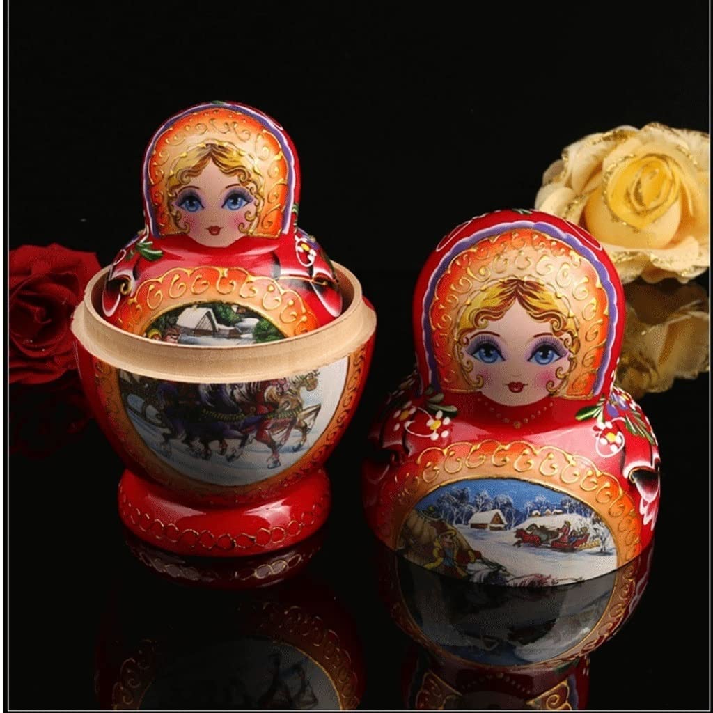 Amazon.co.jp: マトリョーシカ ロシアのネスティング人形10個の伝統的