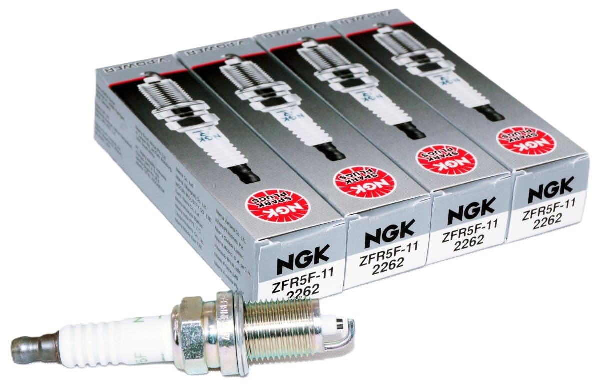 Amazon.com: NGK 2262 V-Power Resistor Type Spark Plugs ZFR5F-11 (4