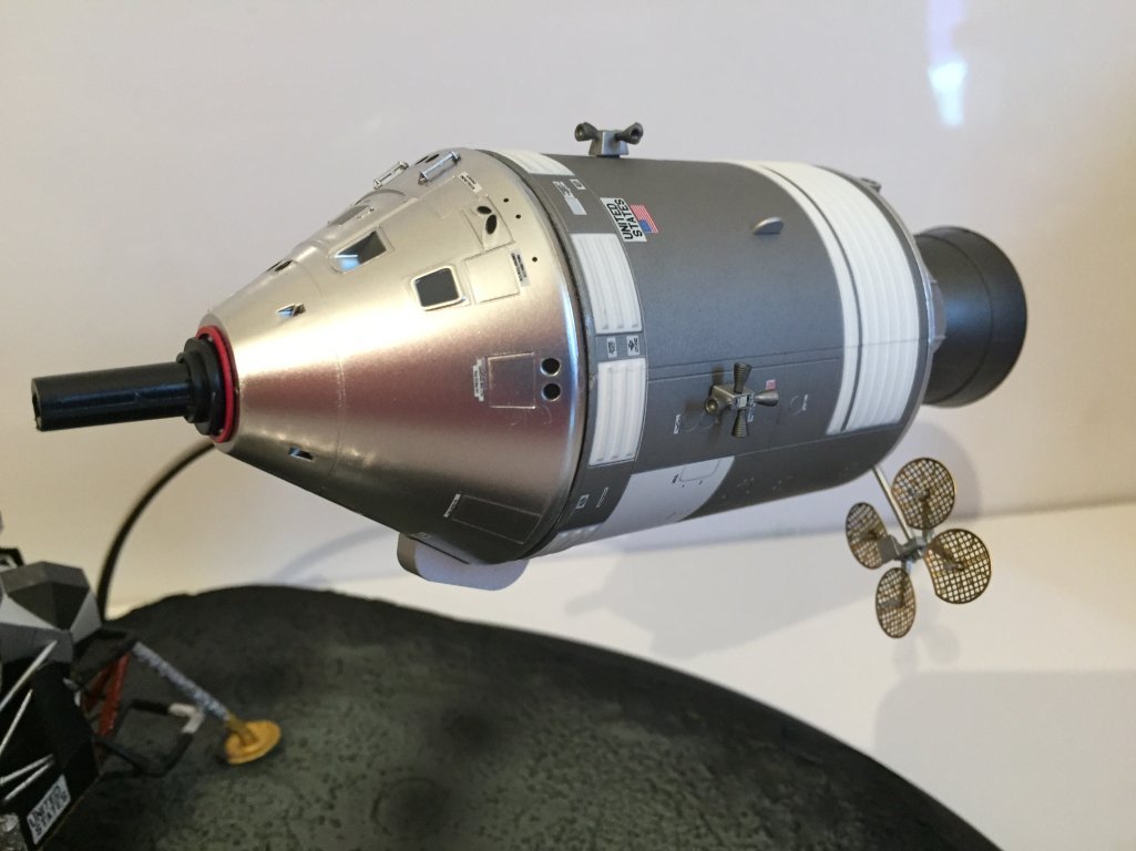 Amazon | プラッツ DRAGON NASA アポロ11号 CSM (司令船/機械船)&月