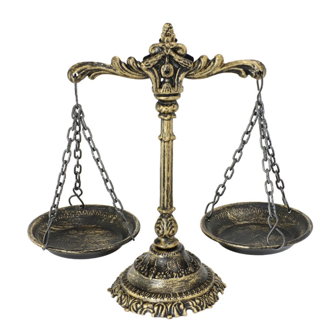 Amazon.co.jp: 天秤 アンティーク調 置物 オブジェ インテックス小物