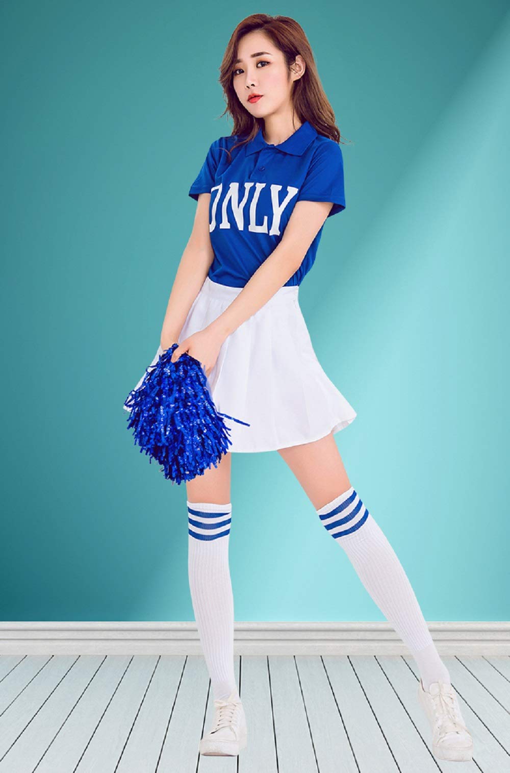 Amazon.co.jp: チアガール レディース コスプレ衣装 コスチューム チア