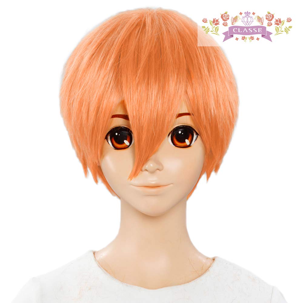 Amazon.co.jp: コスプレウィッグ ベリーショート - オレンジ02 : ホビー