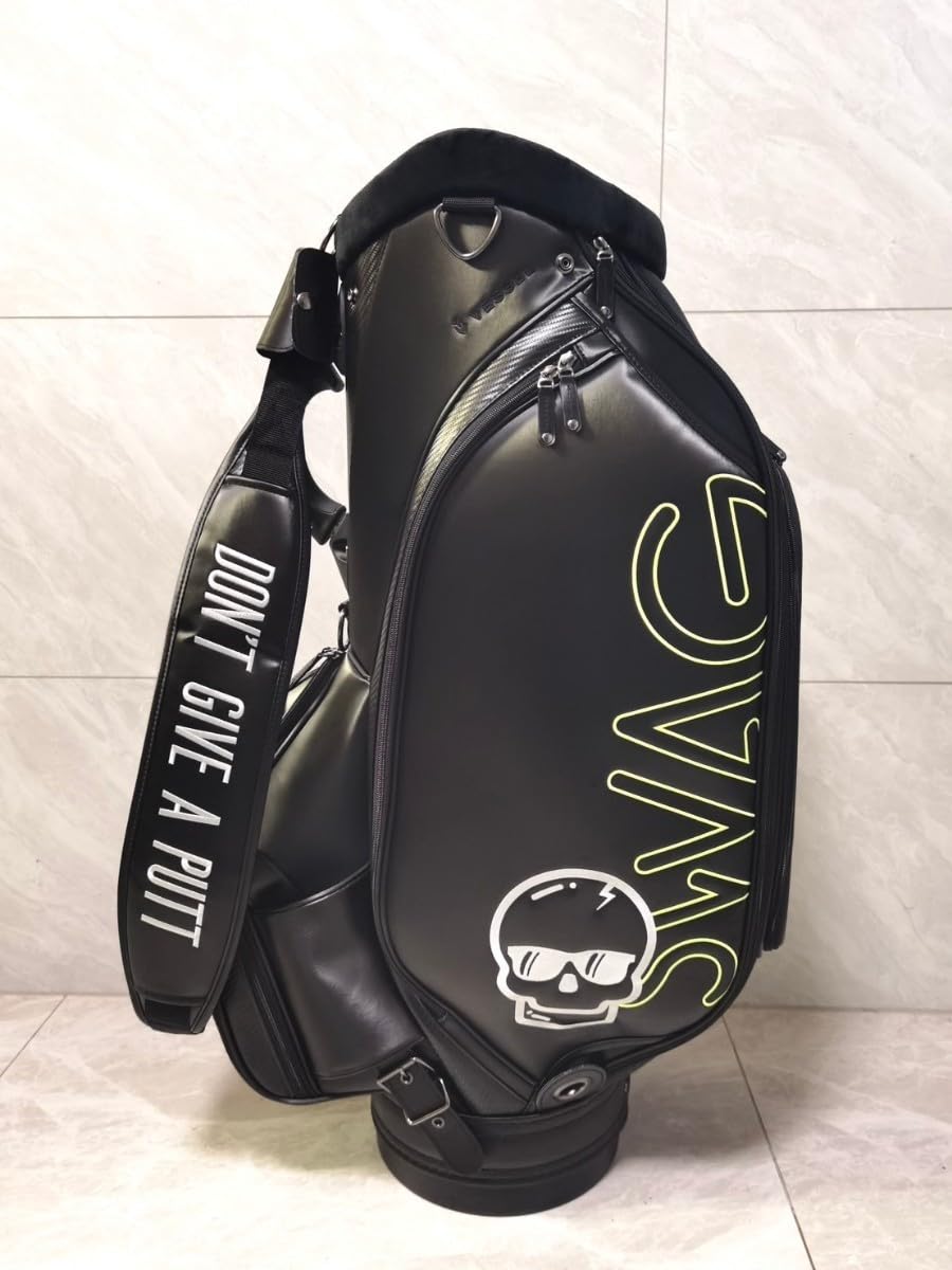 ゴルフバッグ・キャディバッグ PJPPu8202 black GOLF ゴルフバッグ