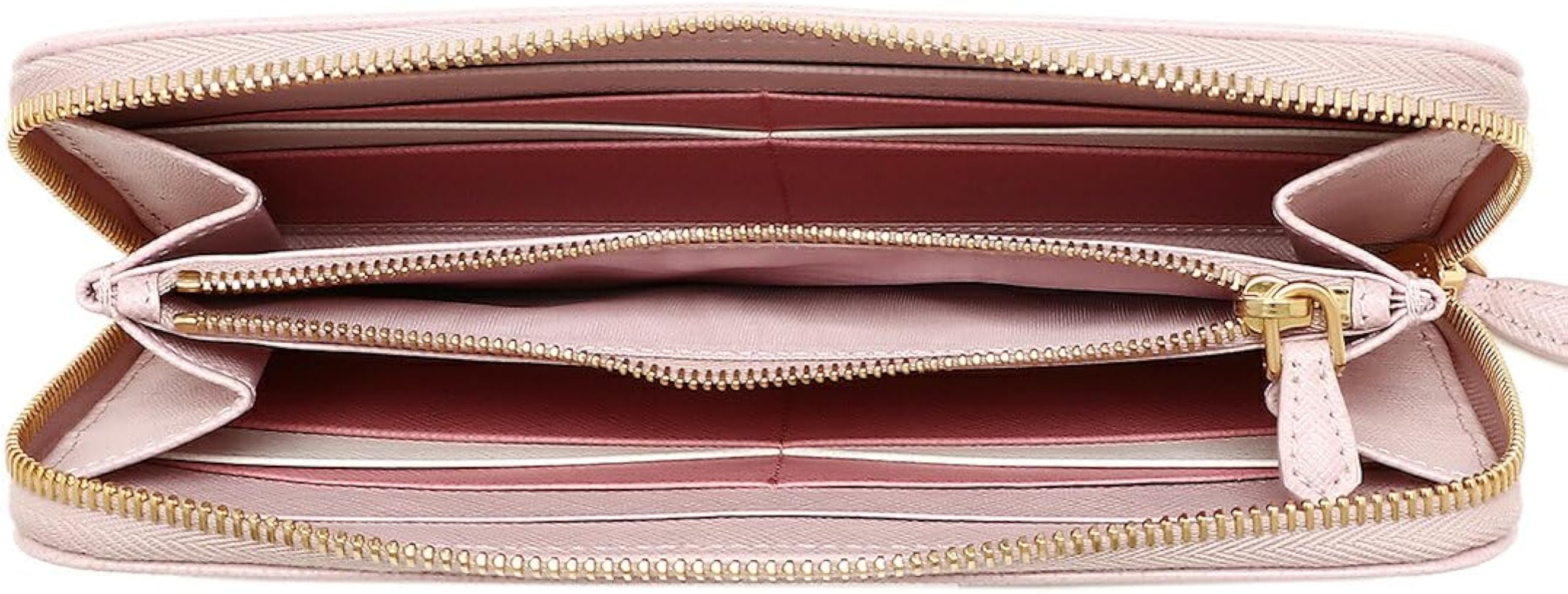 Amazon | [Prada] [プラダ] 長財布 サフィアーノマルチカラー ピンク