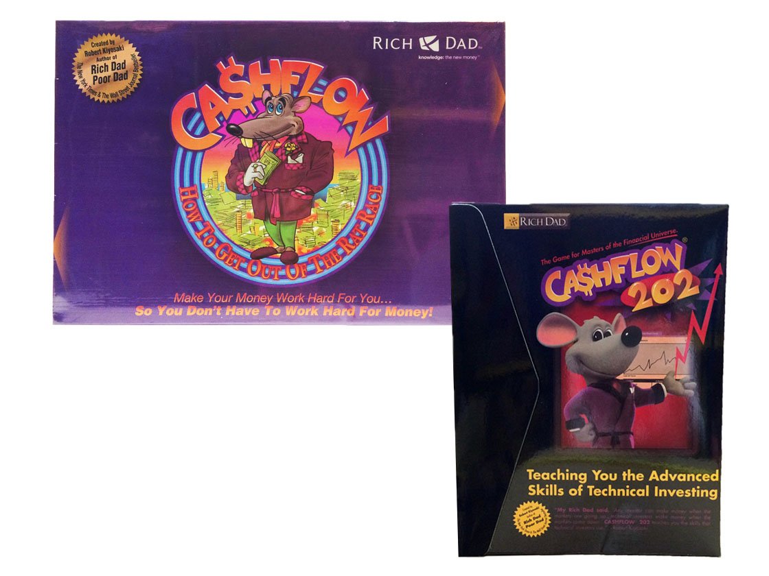 Amazon.com: Rich Dad Cashflow 101 and 202 Board Game Bundle : Toys