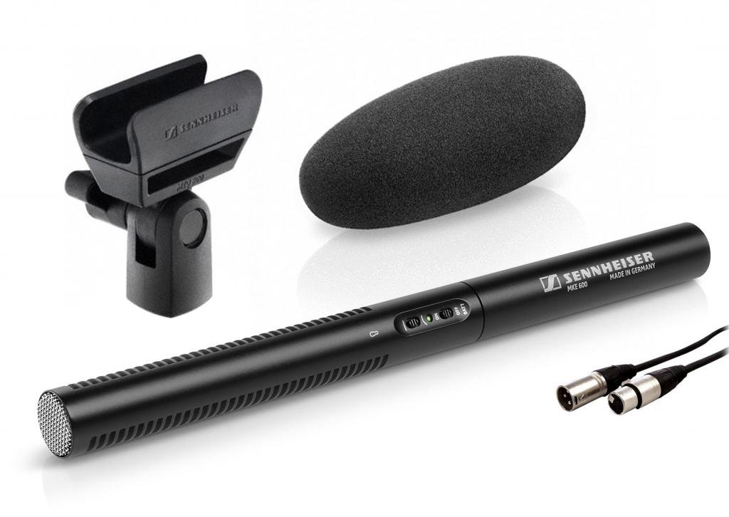 Amazon | Sennheiser MKE 600 ショットガンマイク XLRケーブル付き