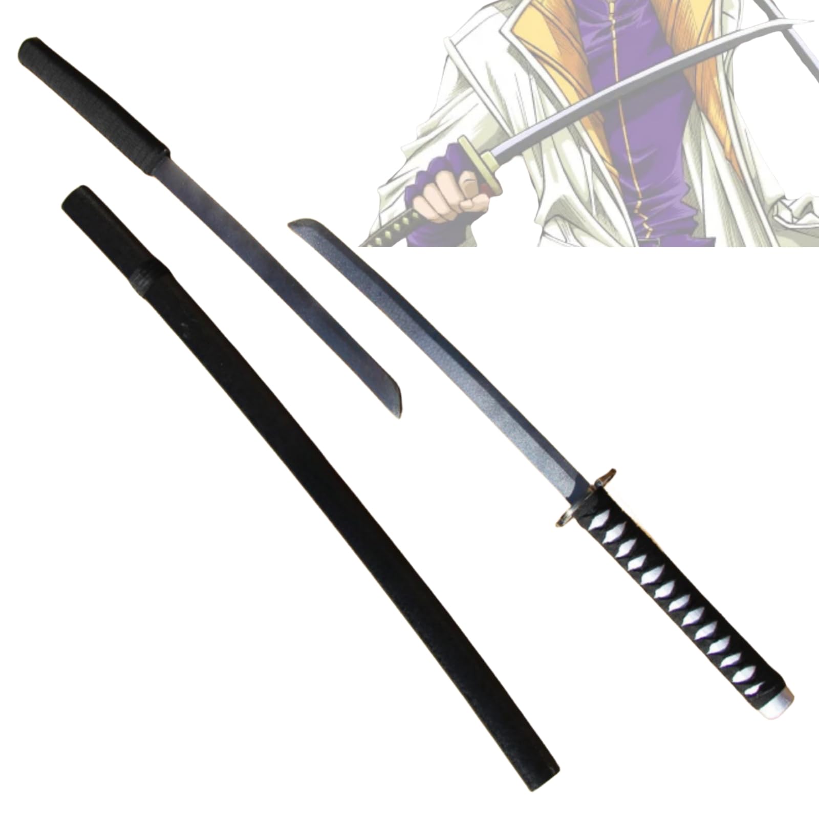 Amazon.co.jp: [Hushan] 四乃森蒼紫 コスプレ 武器 るろうに剣心