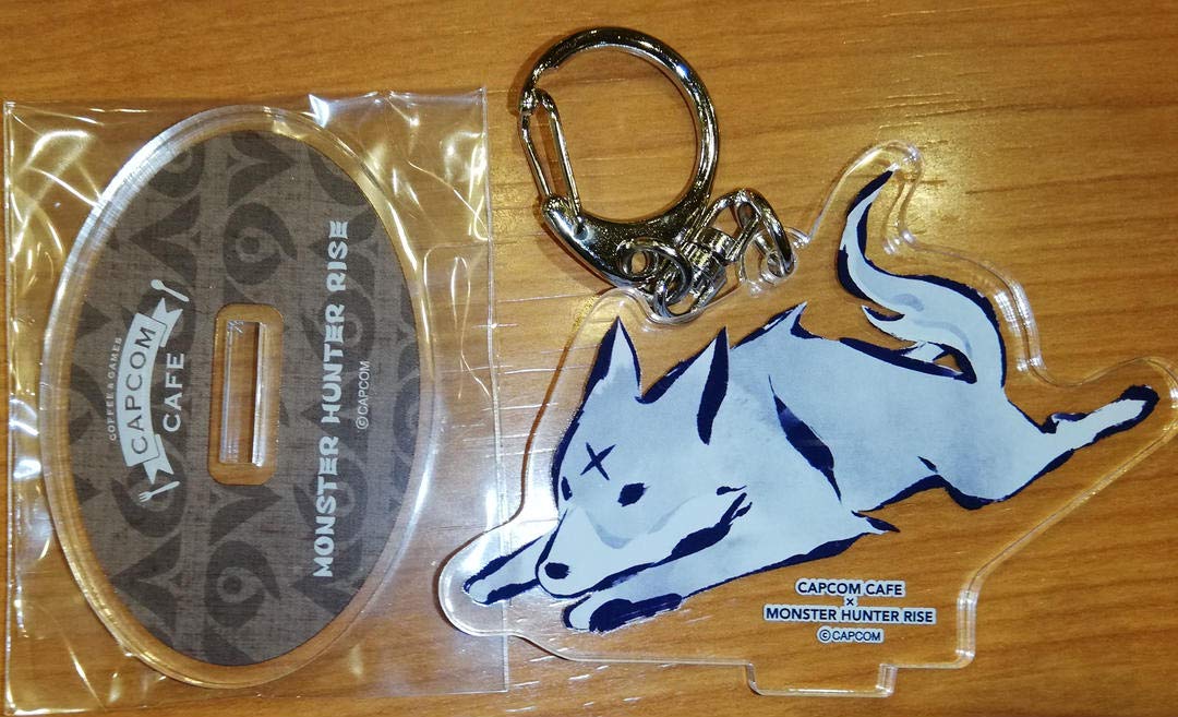 モンスターハンターライズ オトモガルク キーホルダー カプコンカフェ