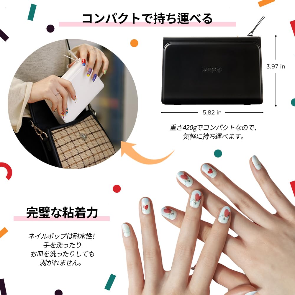 Amazon.co.jp: Nail POP ネイル美容器 ピンク 10枚入り デジタル携帯