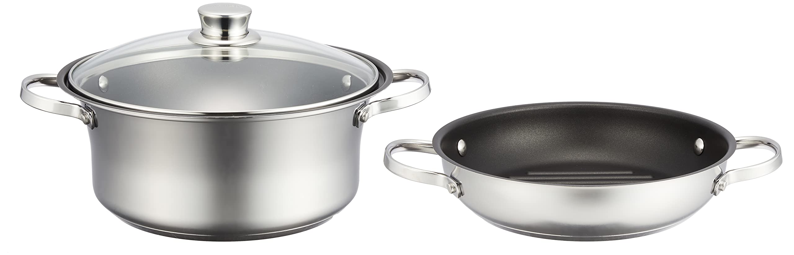 Amazon｜マイヤー (Meyer) 両手鍋 24cm ステンレス ふっ素樹脂加工