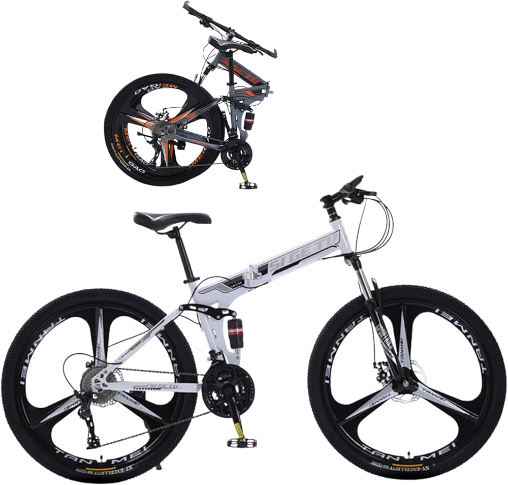 Amazon | 折りたたみ マウンテンバイク 自転車 21/24/27段変速 26