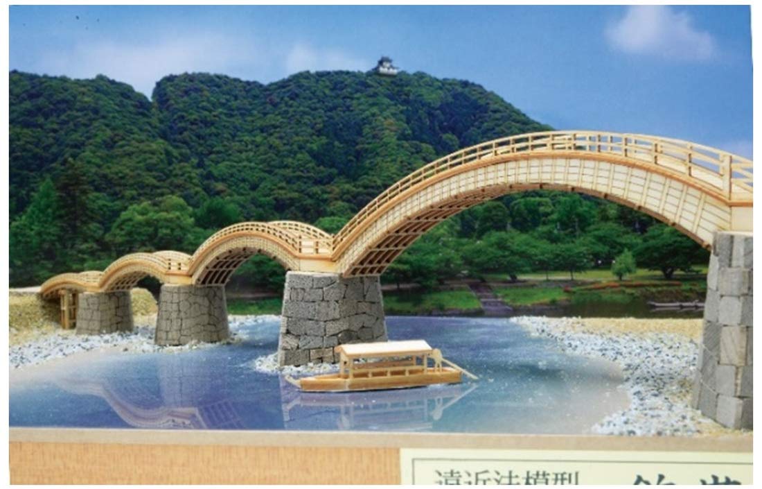 Amazon | ウッディジョー パースモデル 錦帯橋 木製模型 組み立て