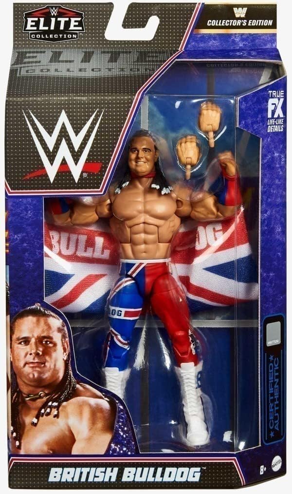 Ringside British Bulldog - WWE Elite 94 Toy Wrestling Action