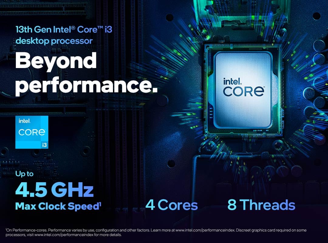 Amazon.com: Intel Core13th Generation i3-13100 Desktop Processor