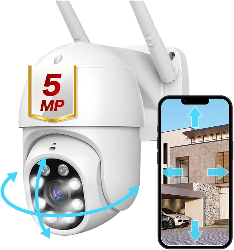 Amazon.co.jp: アキバガジェット 防犯カメラ 屋外 wifi パン チルト IP