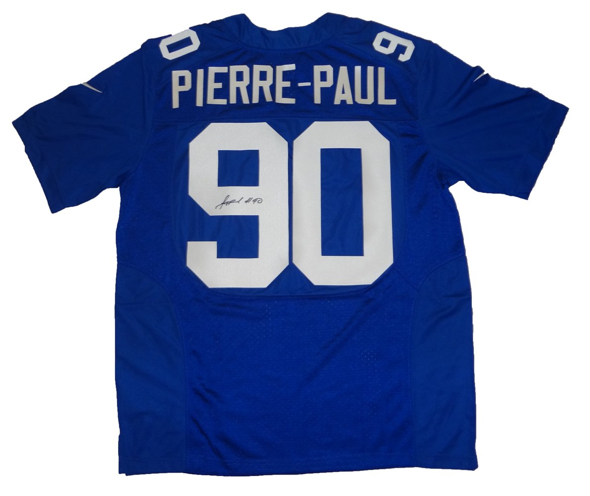 Amazon.com: Jason Pierre-Paul Autographed New York Giants Jersey W