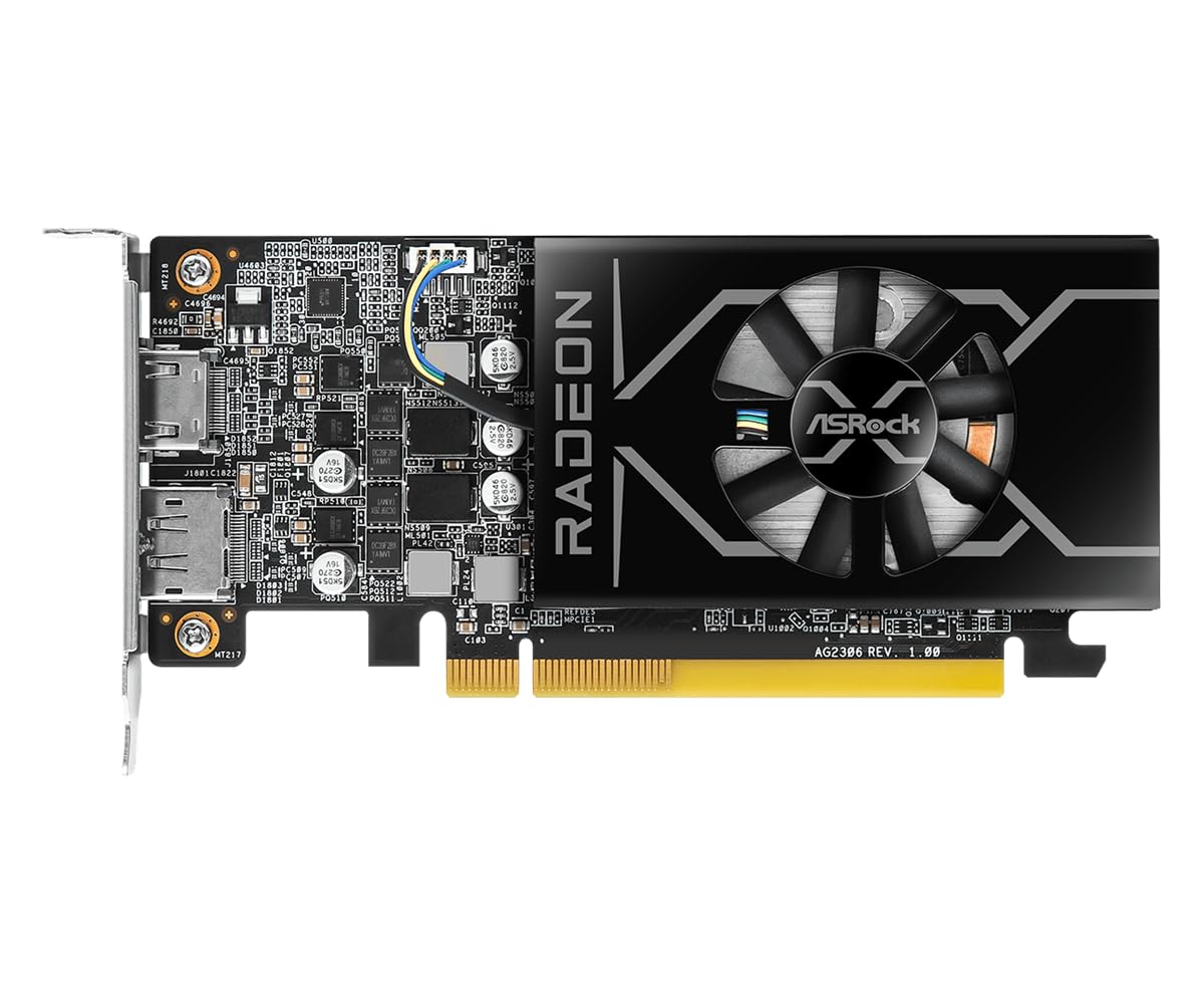 Amazon | ASRock Radeon / RX6400 搭載 グラフィックボード GDDR6 4GB