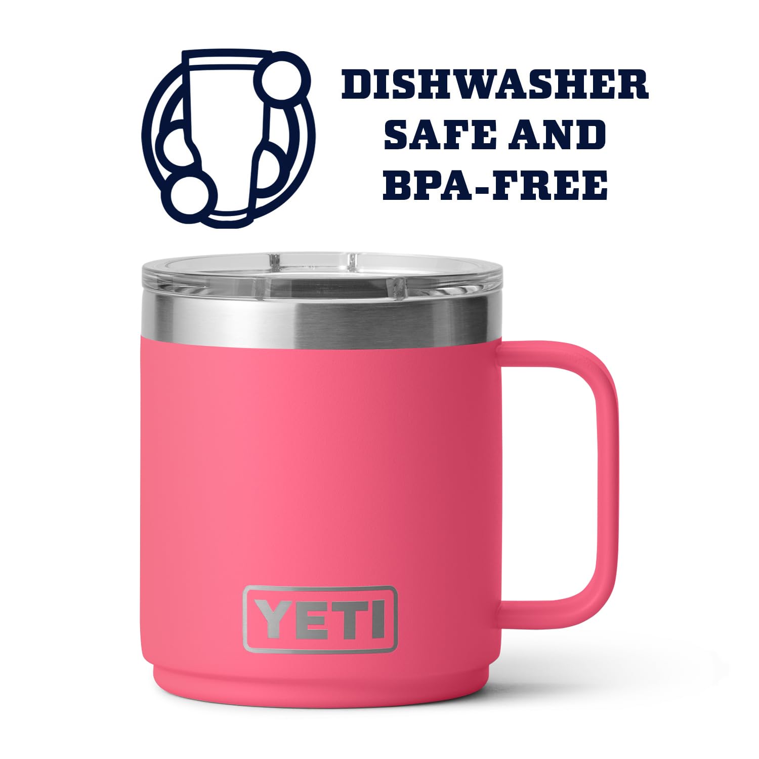 YETI Rambler 10 oz Mug パワーピンク YETI Rambler 10 oz Mug パワー