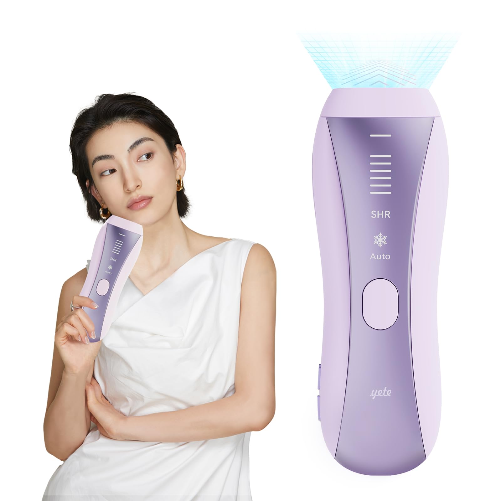 Amazon | Yete（エイティー）脱毛器 IPL 冷感無痛ケア SHR連続照射