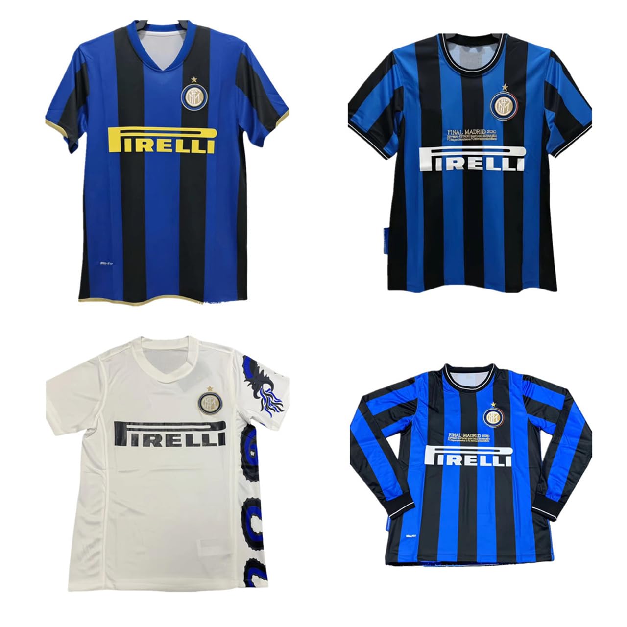 Amazon.co.jp: 復古版 インテル・ミラノ サッカーク ユニフォーム 08