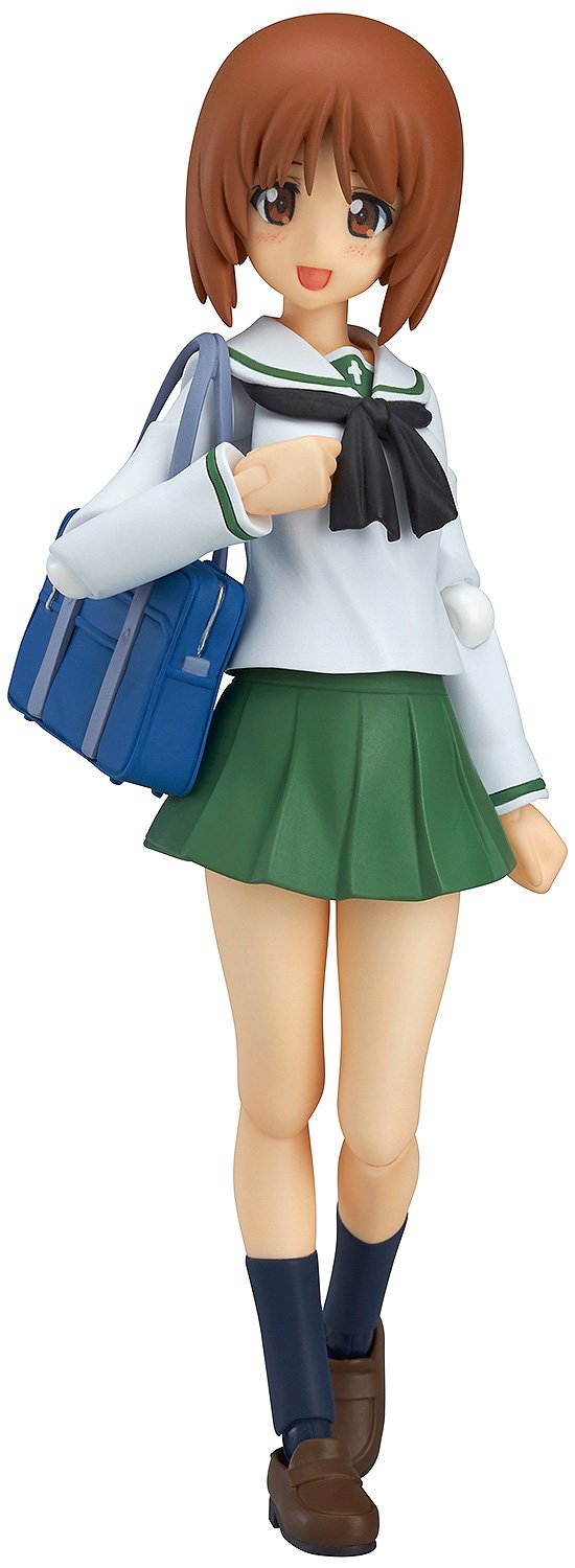 Amazon.co.jp: figma ガールズ&パンツァー 西住みほ 制服ver. ノン