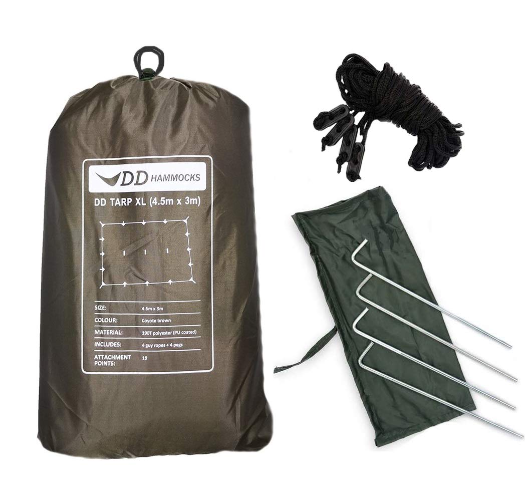Amazon | DD Hammocks DD タープ XL (コヨーテブラウン) 正規品 | DD