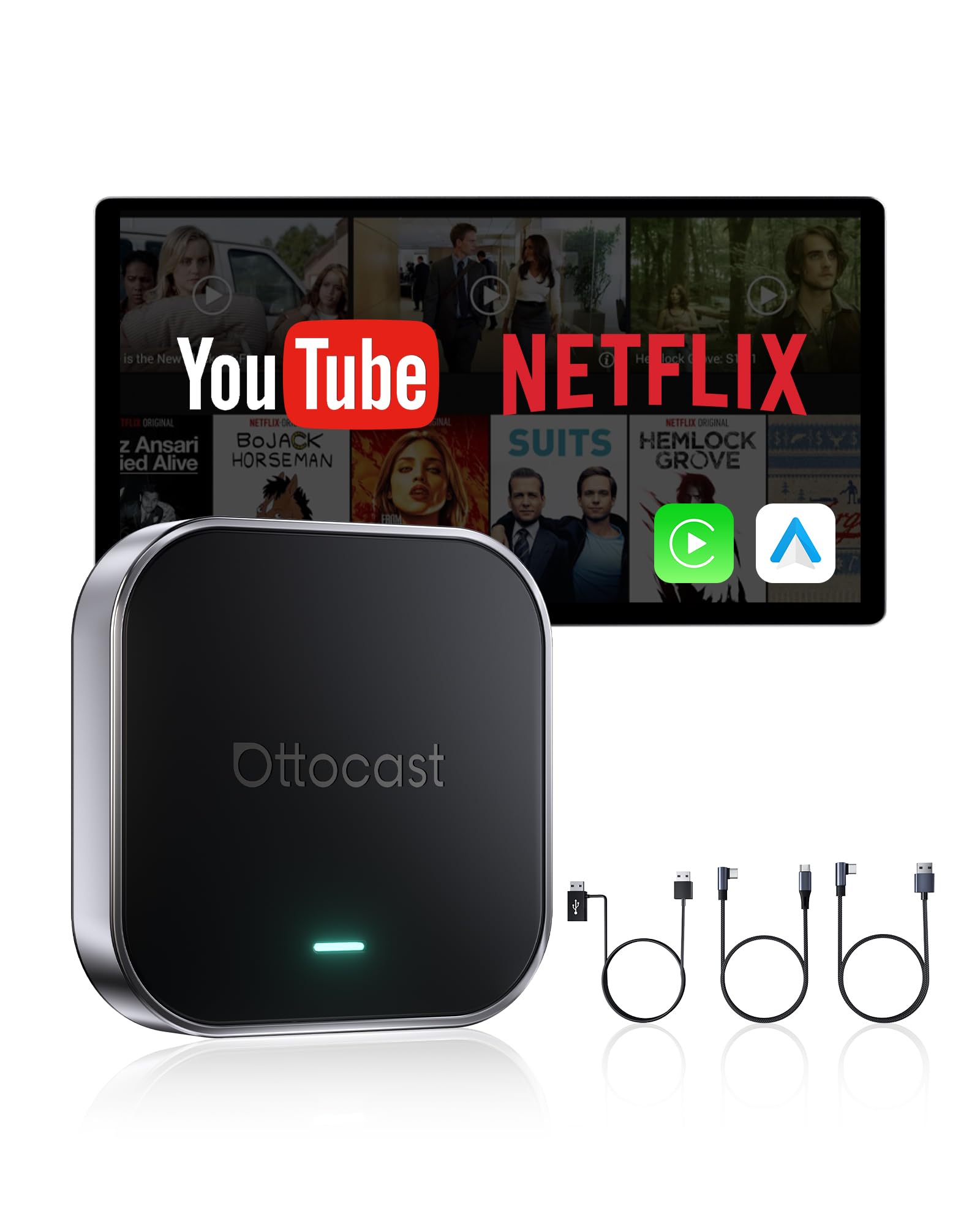 Amazon.co.jp: 【公式】オットキャスト e2 カープレイ aiボックス