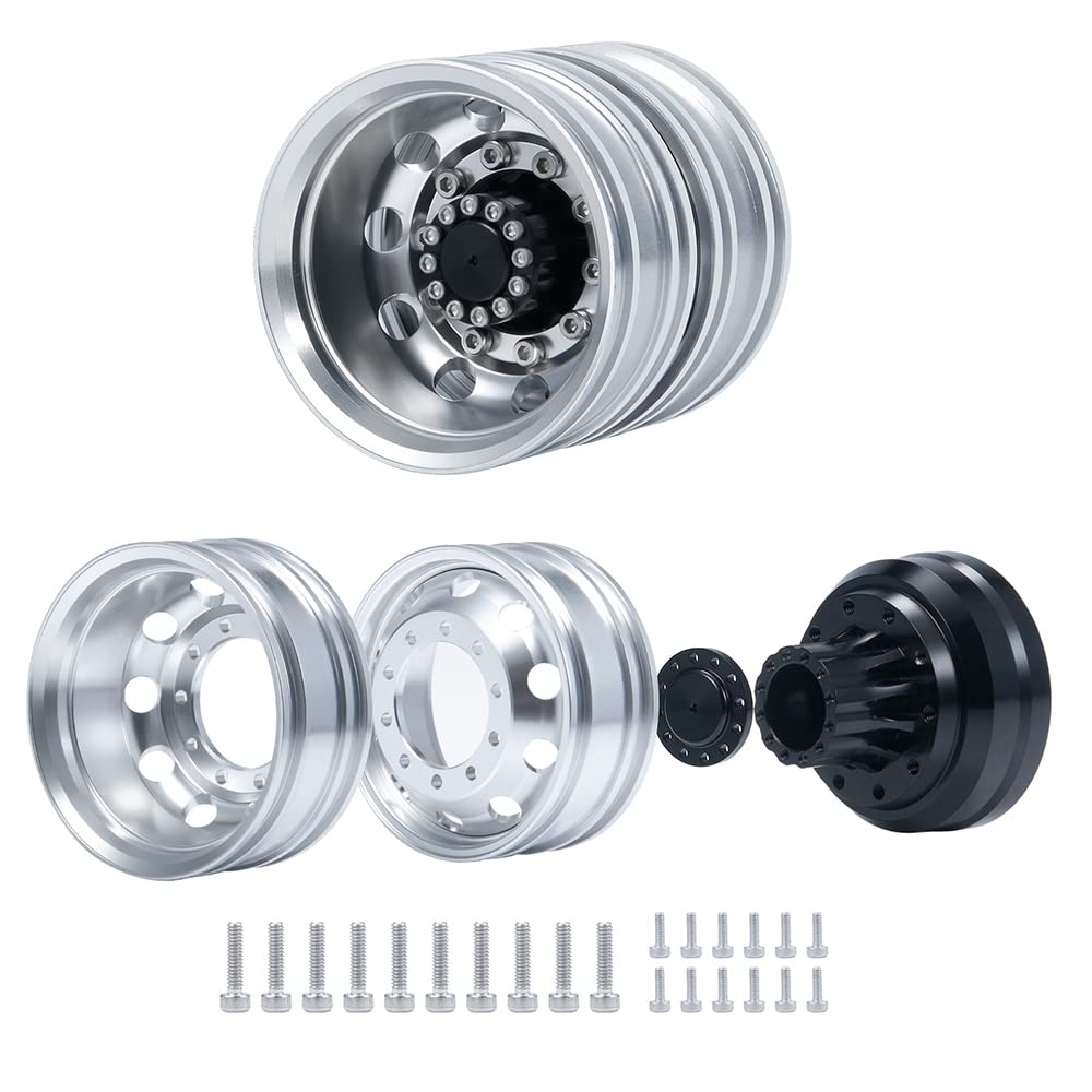 Amazon | 1/14トレーラー RCロッククローラーホイールリム