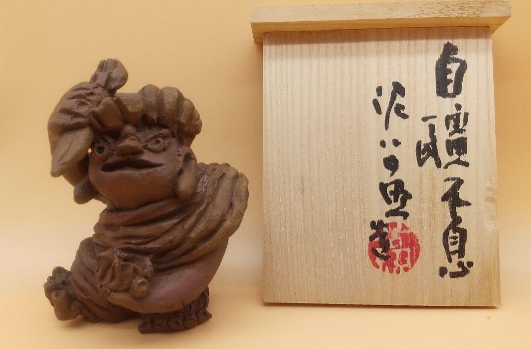 Amazon.co.jp: 東大寺長老 清水公照 泥仏 金剛力士 ブロンズ製