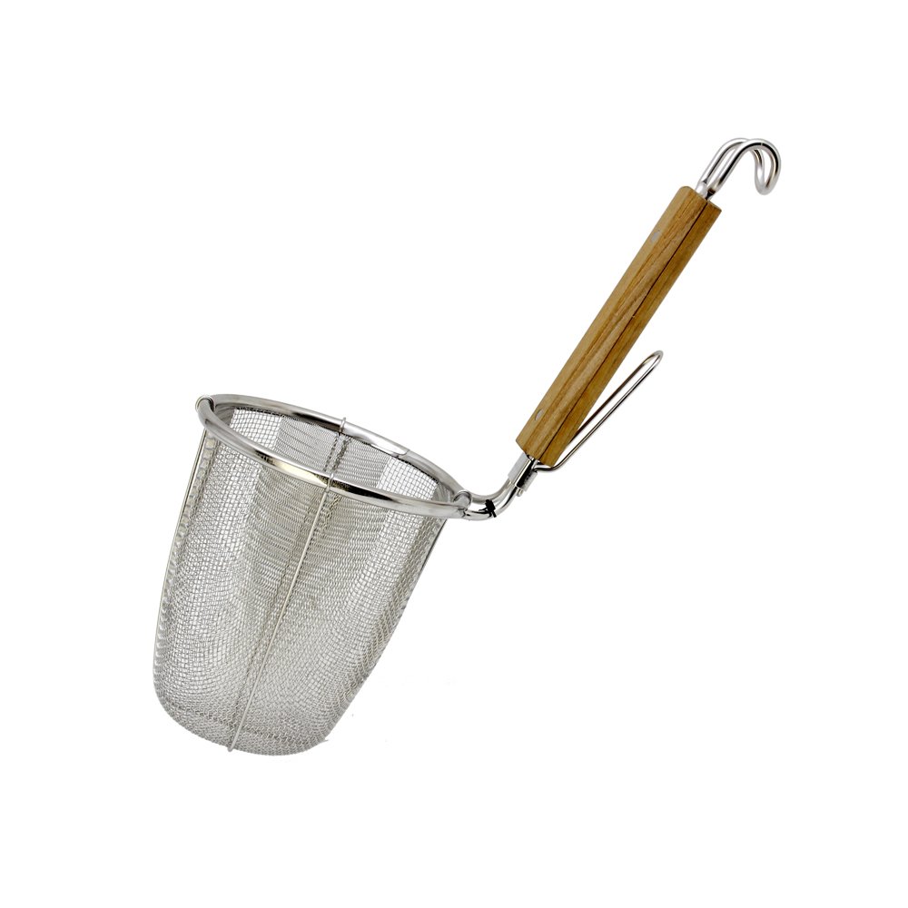 Amazon | 日本製 TS ラーメン専用 パワーてぼ 深型 （引掛け付） 細麺