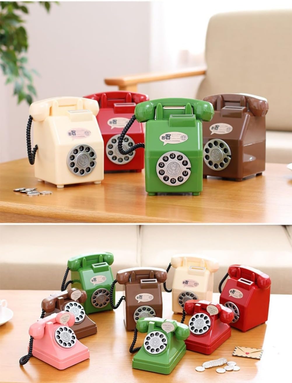 Amazon | 公衆電話 型 貯金箱 昭和レトロ 昔懐かしい アンティーク