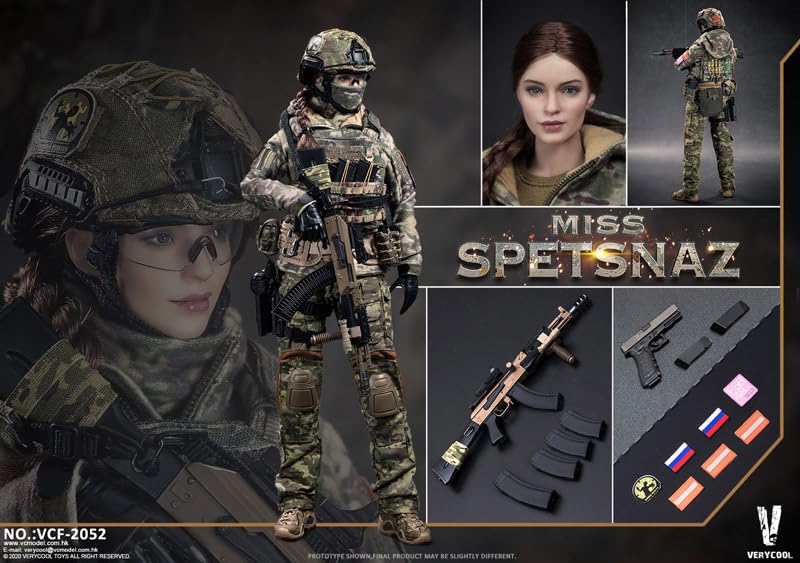 Amazon | VCF-2052 1/6 Russian Special Combat Women Soldier Miss