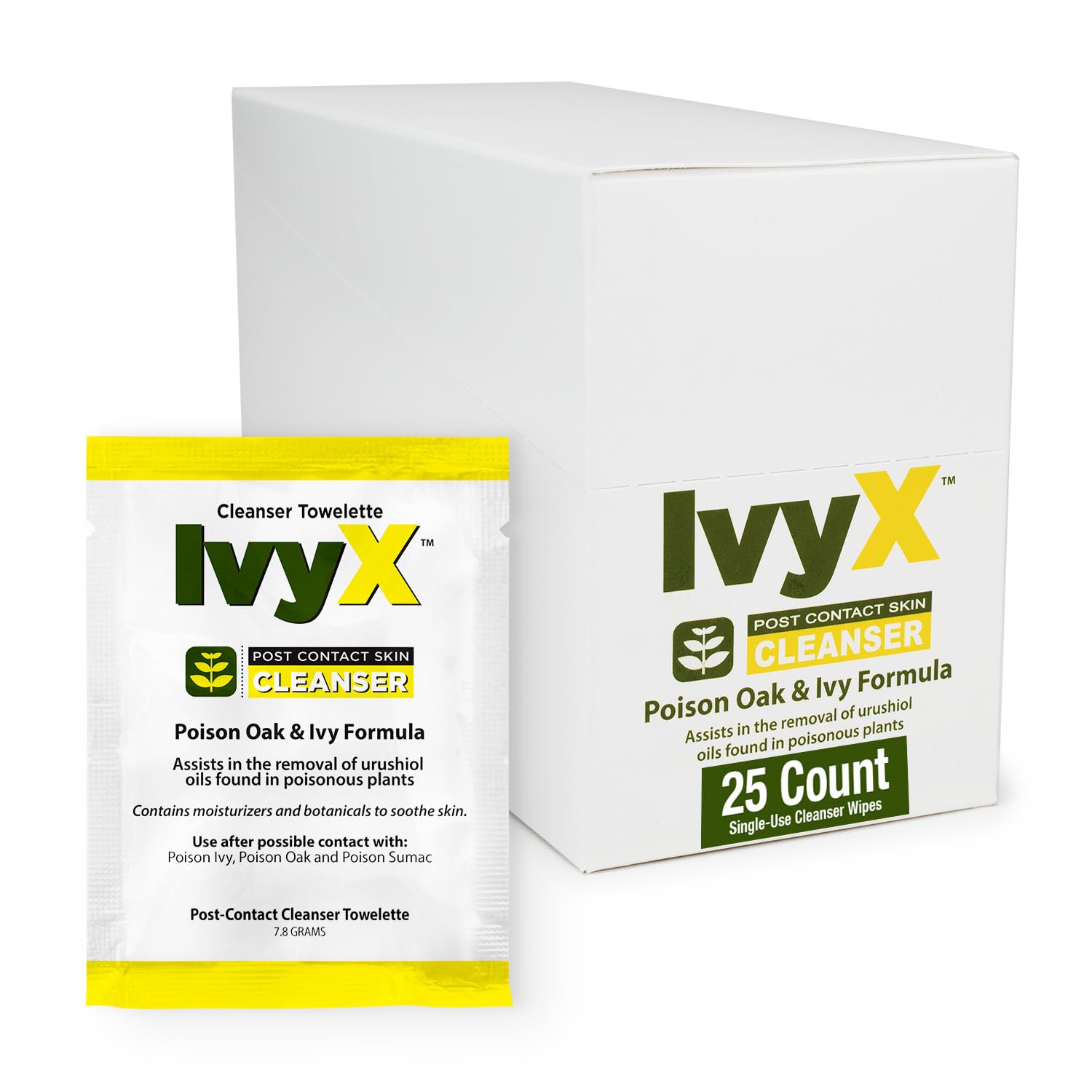 Amazon.com : CoreTex Ivy X Post-Contact Poison Ivy Wipes - Pack of
