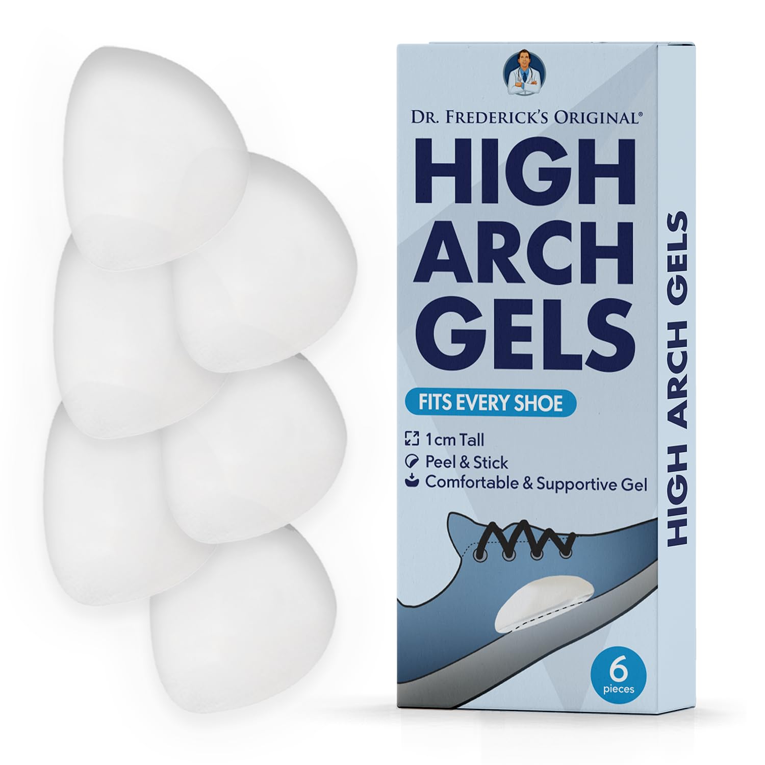Amazon.com: Dr. Frederick's Original Arch Support Gel Inserts - 6