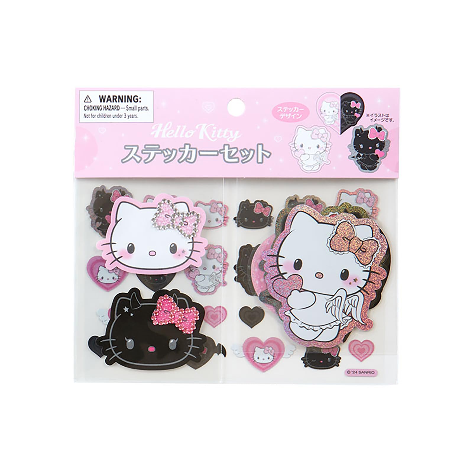 Amazon.co.jp: サンリオ(SANRIO) ステッカーセット(天使小悪魔デザイン