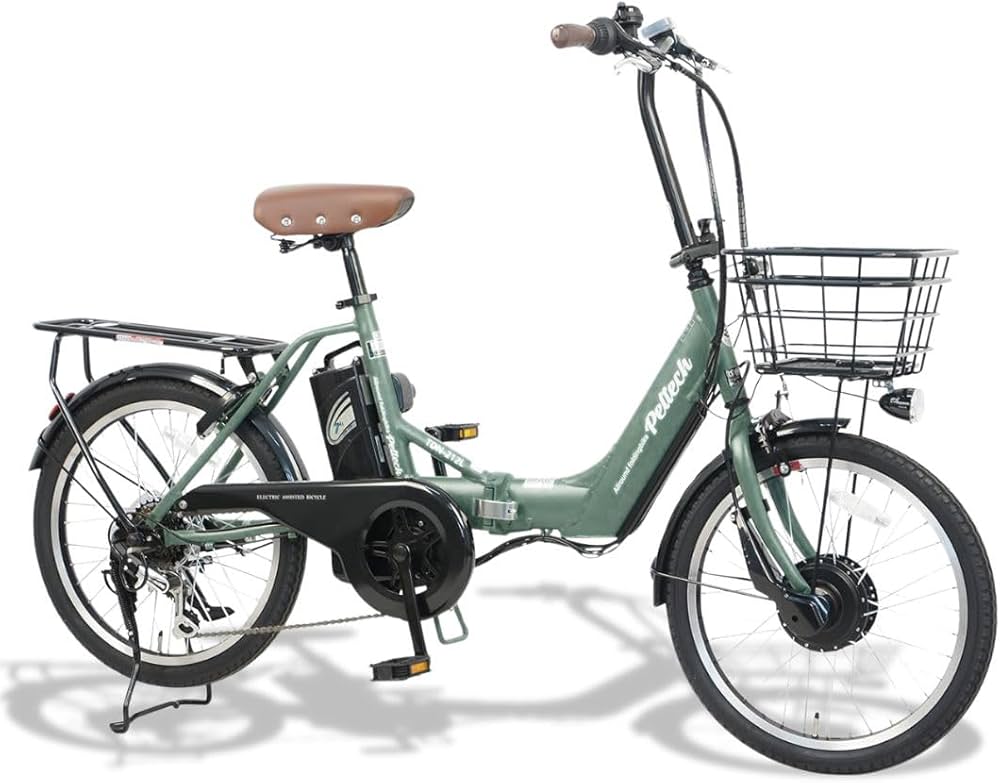 Amazon | PELTECH(ペルテック) アルミ折り畳み電動アシスト自転車 20