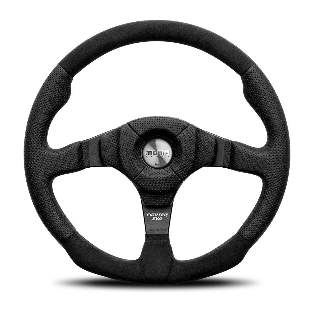 Amazon | MOMO ステアリング (モモ ファイター エボ レザー)FIGHTER