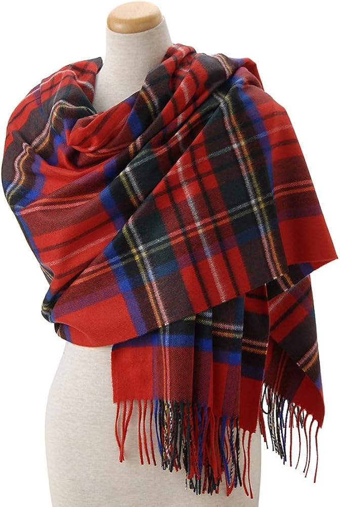 Amazon | [ジョンストンズ] カシミヤ 100％ マフラー ストール 大判