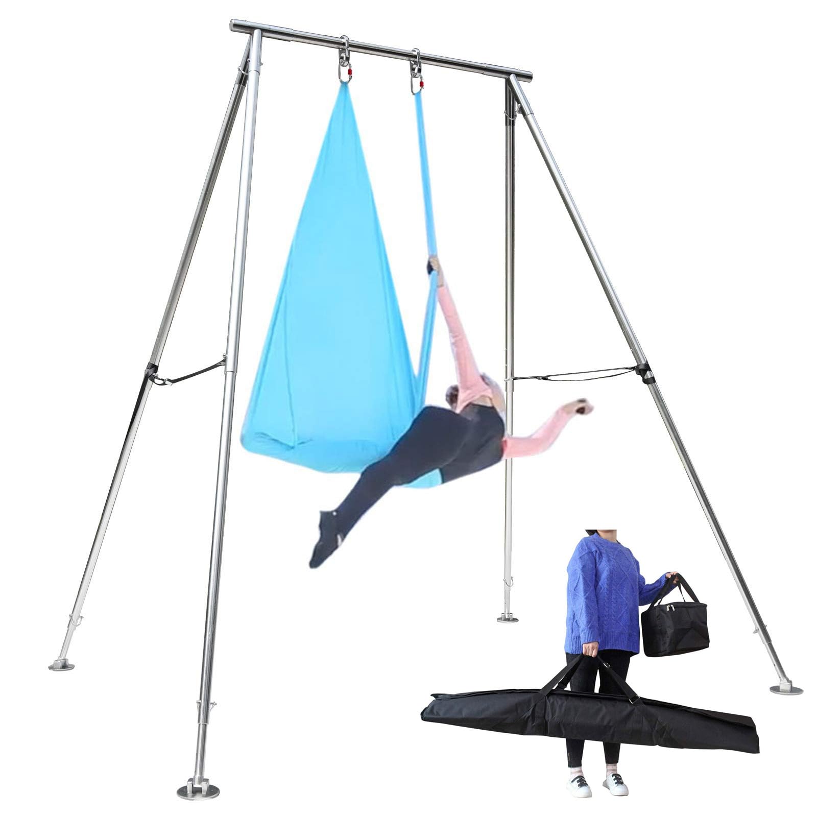 Amazon | PRIOR FITNESS 高さ調節可能な空中フィットネスリグ