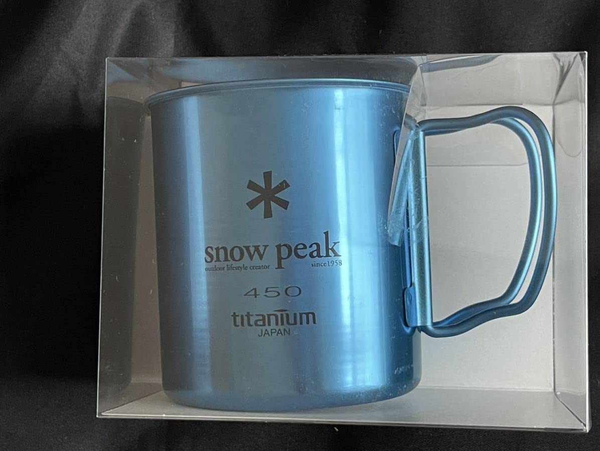 Snowpeak チタンマグセット 300 & H200 Blue Snowpeak チタンマグ