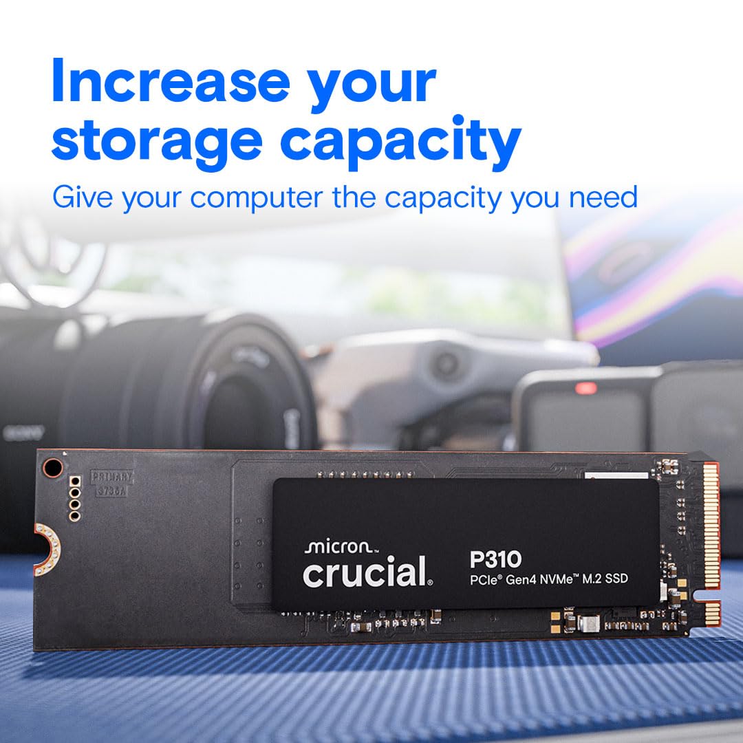Amazon.com: Crucial P310 4TB SSD, PCIe Gen4 NVMe M.2 2280, Up to
