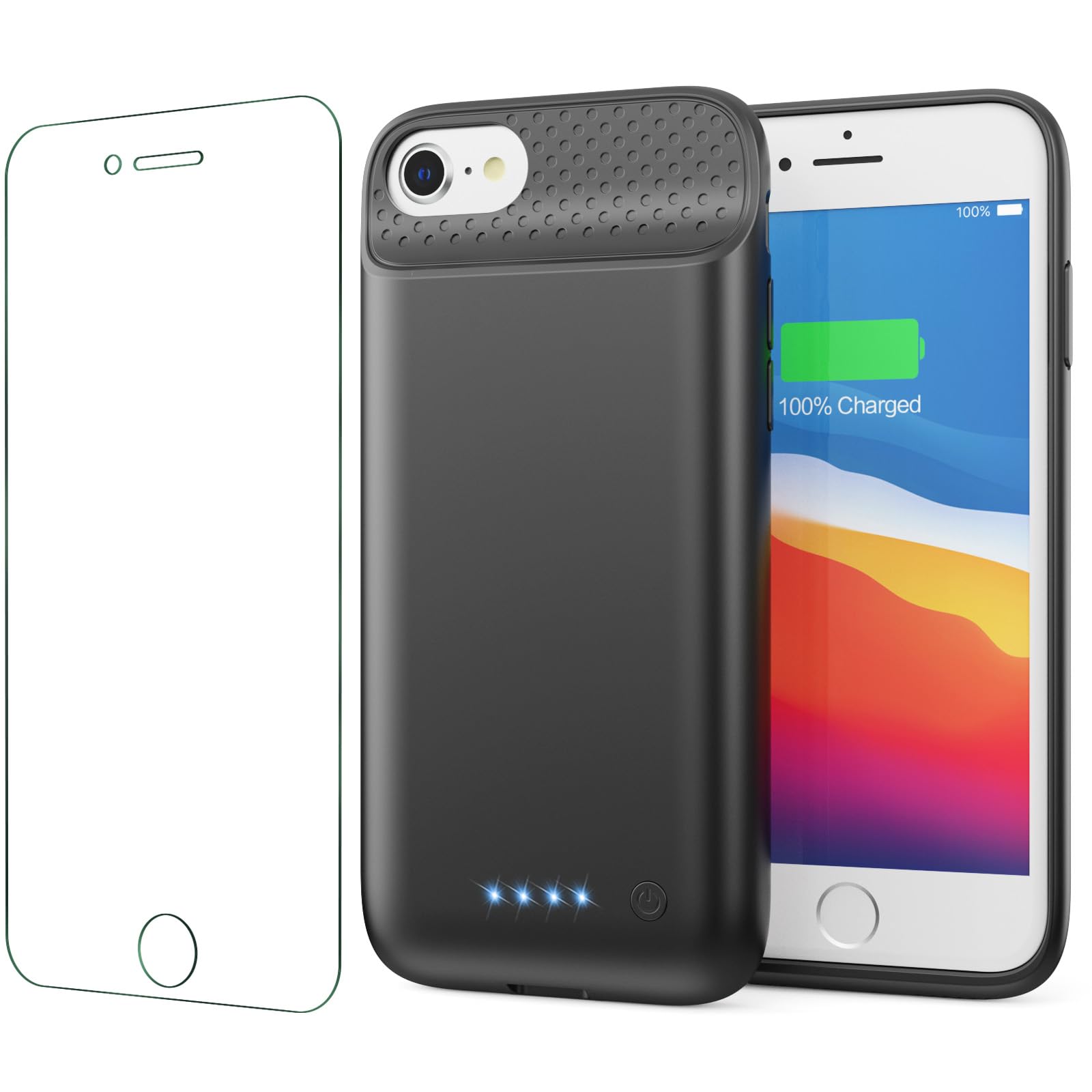Amazon.com: QTshine Battery Case for iPhone 8/7/6s/6/SE (2022/2020