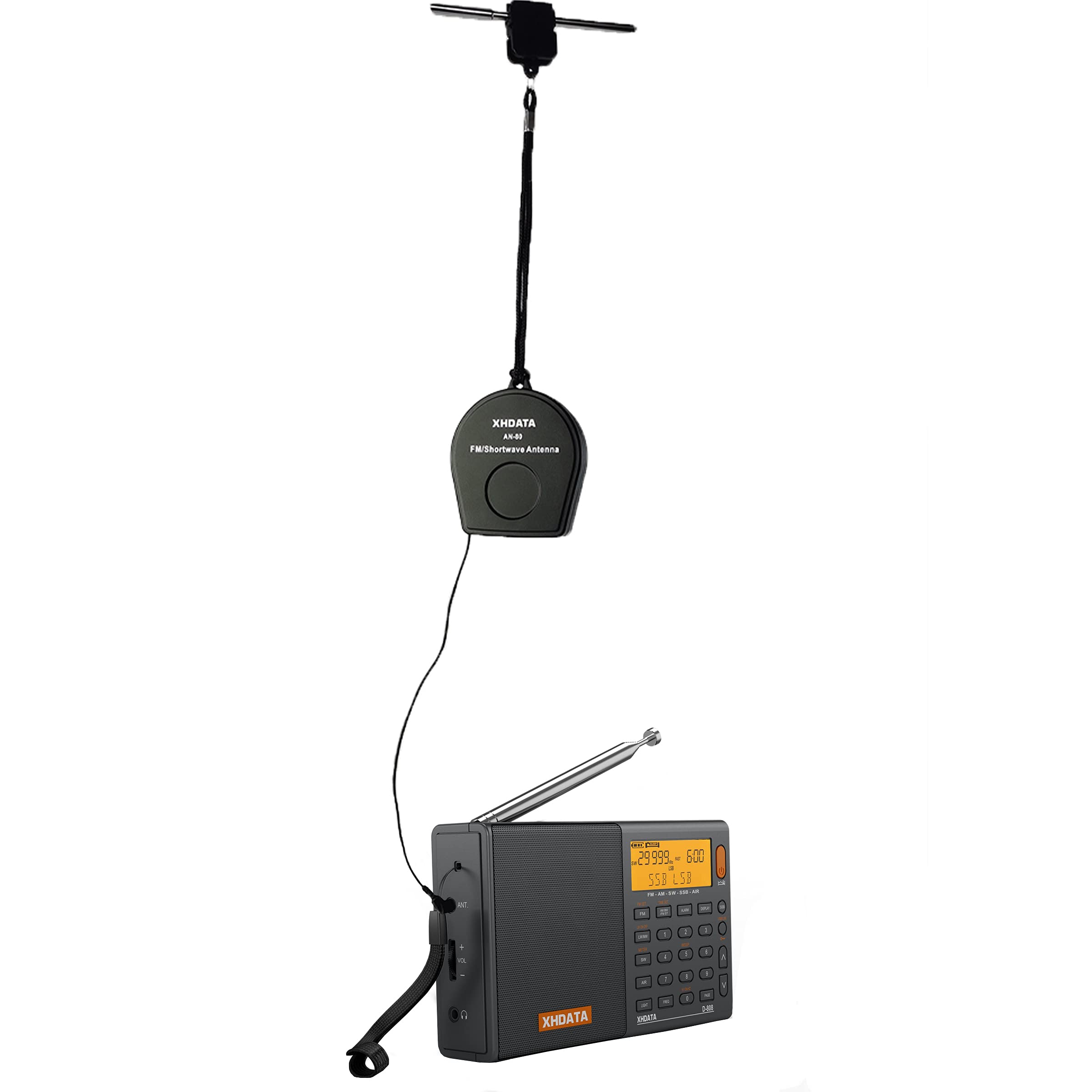 Amazon.co.jp: XHDATA AN-80は短波アンテナ、FM SW外付けアンテナで
