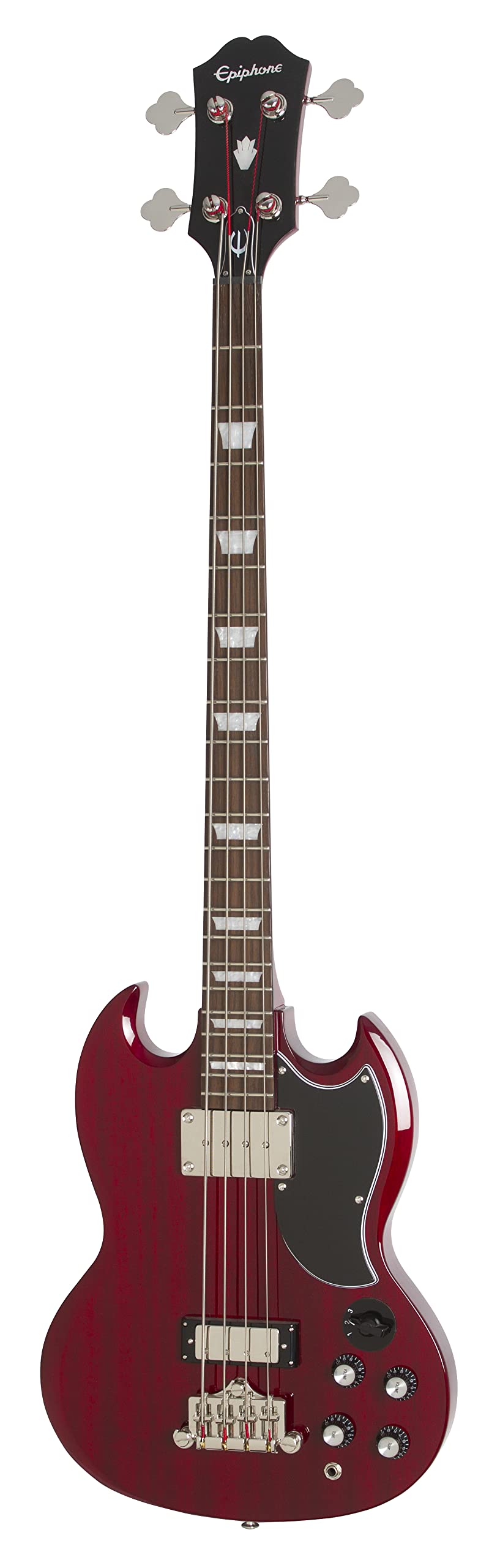 Amazon | Epiphone Ebony-3 Bass Cherry ベース (エピフォン) | エレキ